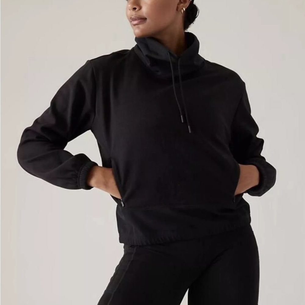 Athleta Triumph Hybrid Funnel Neck Sweatshirt